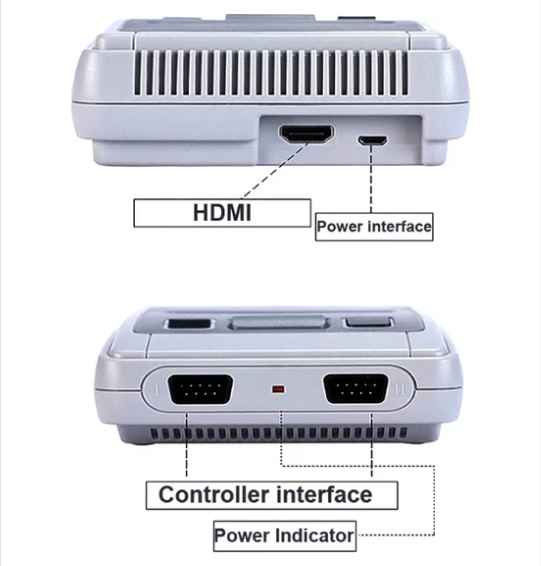 Atari Oyun Konsolu Kollu Mini Ateri Nostalji 621 Oyunlu