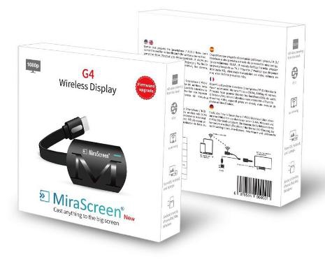 Mirascreen G4 Yeni Nesil Full Hd Kablosuz HDMI Görüntü ve Ses Aktarıcı