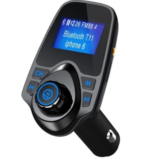 Kingboss T11 Fm Transmitter USB Araç Şarjı Sd Kart USB Aux ve Araç Kiti Öz