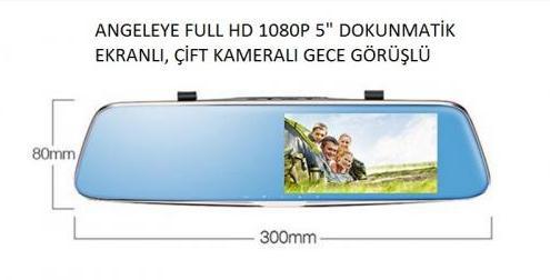 Angeleye Ks-528 5’’ Dokunmatik Ekranlı 1080p Full Hd Gece Görüşlü