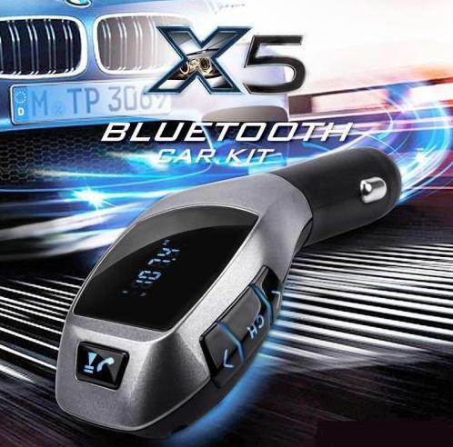 KingShark X5 Bluetooth Araç Kiti Fm Transmitter