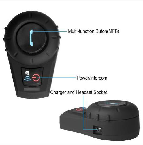 Freedconn FDC-VB Bluetooth Interkom Motosiklet Kask Kulaklığı