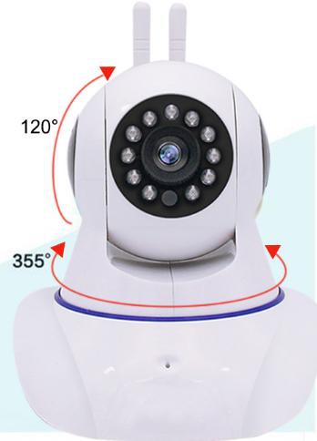 Angel Eye Hd 360 Derece Hareket Sensörlü Ip Bebek Ve Güvenlik Kamerası
