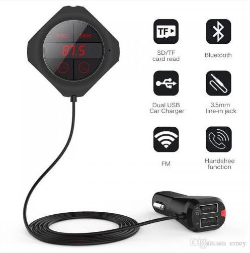 CarQ7S Yeni Sürüm Bluetooth 4.2 Araç Kiti FM Transmitter