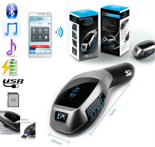 KingShark X5 Bluetooth Araç Kiti Fm Transmitter